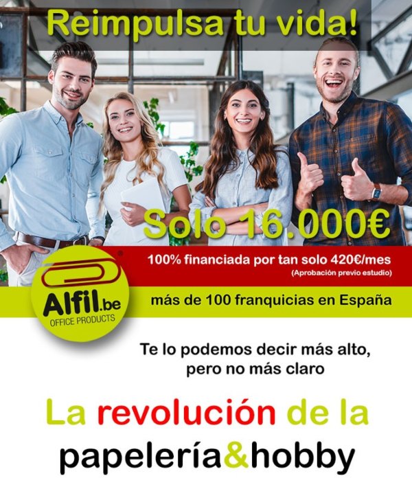 Alfil.be, tu negocio low cost de papelería & hobby